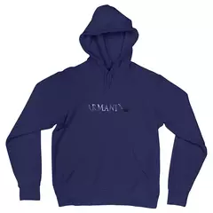 Blusa Moletom Emporio Armani Logo Com Capuz Premium na internet