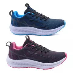 Kit 2 Pares Tênis Feminino Esportivo Confort