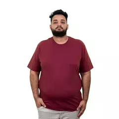 Imagem do Camiseta Plus Size Masculina Lisa Algodão