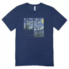 Camisa Feminina Baby Look Van Gogh