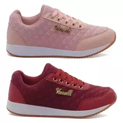 Kit 2 Tênis Feminino Casual Versátil na internet
