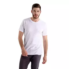 Camiseta Masculina Básica Lisa Algodão Premium - loja online