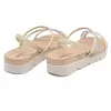 Sandália Feminina Plataforma Beira Rio Elegance Tira Strass