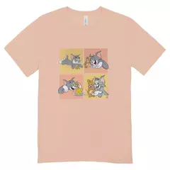 Camisa Feminina Baby Look Tom & Jerry Vibes