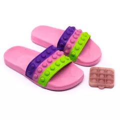 Chinelo Infantil Slide Max Pop it