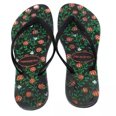 Chinelo Havaianas Feminino com Estampa de Flores Confortável
