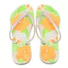 Chinelo Feminino Havaianas Flores Laranjas