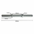 Barra maciza cromada de 38cm - tienda online