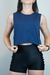 Cropped Dryfit - Azul Marinho na internet