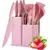 Set De 19 Utensilios De Cocina Mango Madera Punta Silicona en internet