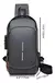Mochila ( 2 x $17.500 ) Cruzada Bandolera Impermeable Antirrobo Fashion Color Gris Oscuro en internet