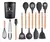 Set utensilios De Cocina 11 P C/ Soporte Madera Y Silicona - Duques del Once