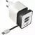 KIT CARREGADOR SMART TURBO USB 2.1 BRANCO/PRETO EASY MOBILE