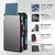Metal RFID Blocking Wallet para homens, caixa do cartão, grampo do dinheiro, Slim na internet
