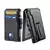 Metal RFID Blocking Wallet para homens, caixa do cartão, grampo do dinheiro, Slim