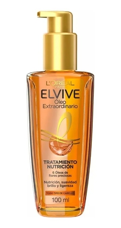 Elvive Óleo Extraordinario 100 ml – Brillo, Suavidad y Nutrición al Instante