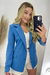 Max Blazer Alfaiataria em Linho Forrado e ombreiras