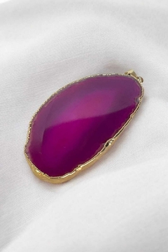 Pingente Radiance Ágata Rosa - comprar online