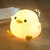 Luminária de Silicone Noturna Sensor De Touch Pato Duck Fofo Recarregável De USB - comprar online