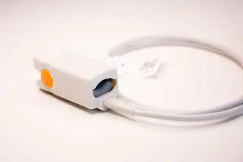 SpO2 | Cable Adaptador 2m + Sensor Adulto Reusable con Ficha DB9; 1m | Orantech