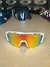 Oculos Ciclismo Armação Branca - Lentes Amarelo - Óculos de Sol com lentes polarizadas e proteção UV | ABALOSHOP