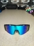 Oculos Ciclismo Armação Preta- Lentes Azul Bebe - loja online