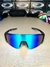 Oculos Ciclismo Armação Preta- Lentes Azul Bebe - comprar online