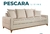 SOFÁ FIXO LIVING PESCARA 1,50MT