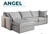 SOFÀ ANGEL RETRÀTIL ARTICULADO 2 MÓD. 1,00 + CHAISE 1,00