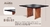 MESA AUSTIN - TAMPO C/VIDRO (VIDRO 3MM) CANTO LAPIS RETANGULAR - comprar online