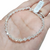 Pulsera SW. bicon transparente y plata 925