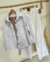 Camisaco Nina gabardina - Blanco - REAL EYES INDUMENTARIA