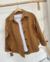 Camisaco Nina gabardina - Camel