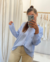 Buzo Cande hilo y lycra - Celeste