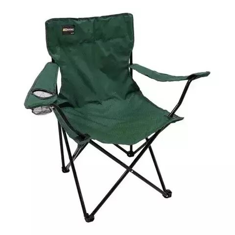 CADEIRA DE CAMPING DOBRAVEL COM BOLSA E PORTA COPOS VERDE SUPORTA ATE 150 KG