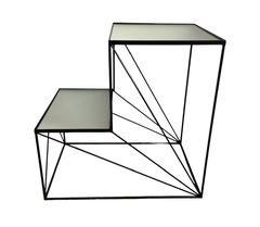Mesa lateral doble espejo