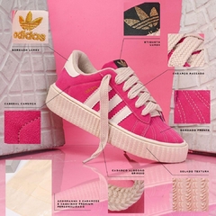 TÊNIS ADIDAS COURT - PINK na internet