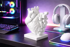 Escultura Corazón Pixelado