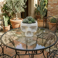 Maceta Calavera Geométrica Skull - comprar online