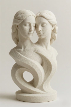Totem Geminis Signo Zodíaco 18cm