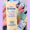 Separador largo con borla "el mejor maestro"