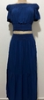 Conjunto cropped+saia longa