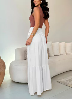 Calça Feminina Pantalona Perna Larga Cintura Alta 3 Marias - comprar online