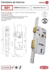 Cerradura Kallay 501 de Seguridad Para Puertas de Interiores - tienda online