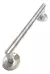 Barral Manijon Inoxidable de 30 Cm Largo con Sujeción Frontal para Puerta o Portón - Herrapei