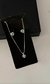 Conjunto azulzinho (brinco e colar)