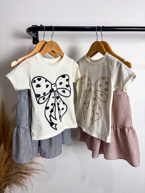 Camiseta algodão Laço - comprar online
