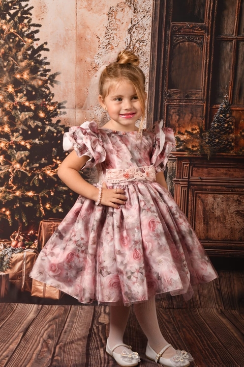 VESTIDO PRINCESA DE LUXO JARDIM