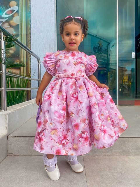 Vestido princesa de Luxo- Jardim Encantado