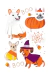 7 STICKERS RECTANGULARES HALLOWEEN - comprar online